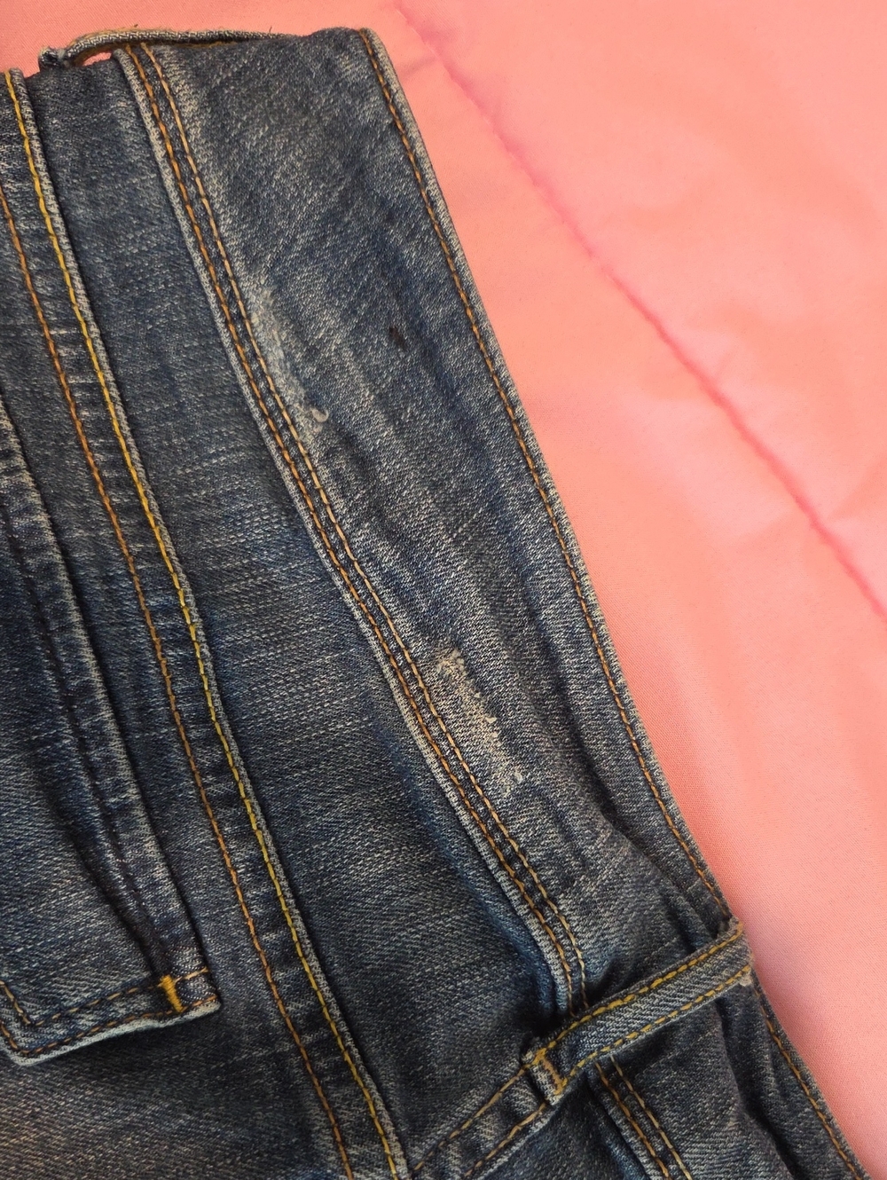 American Eagle Outfitters Blue Denim Micro Shorts - Picture 4 of 6